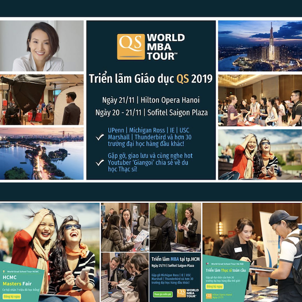 QS World MBA & Grad School Tours in HCMC - Marketing Sponsorship with VNIS Group